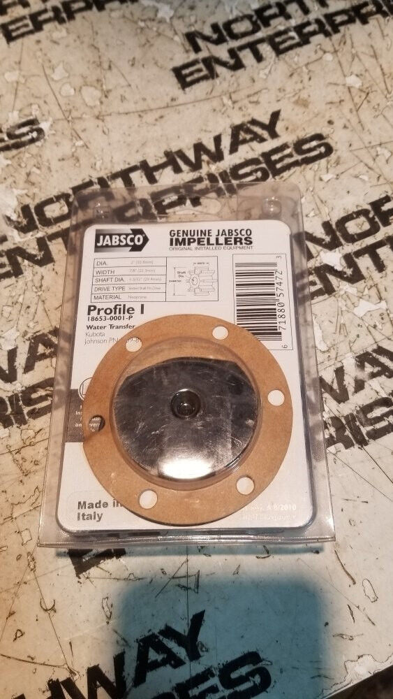Jabsco Impeller (Profile I) 18653-0001-P Oil / Water Transfer