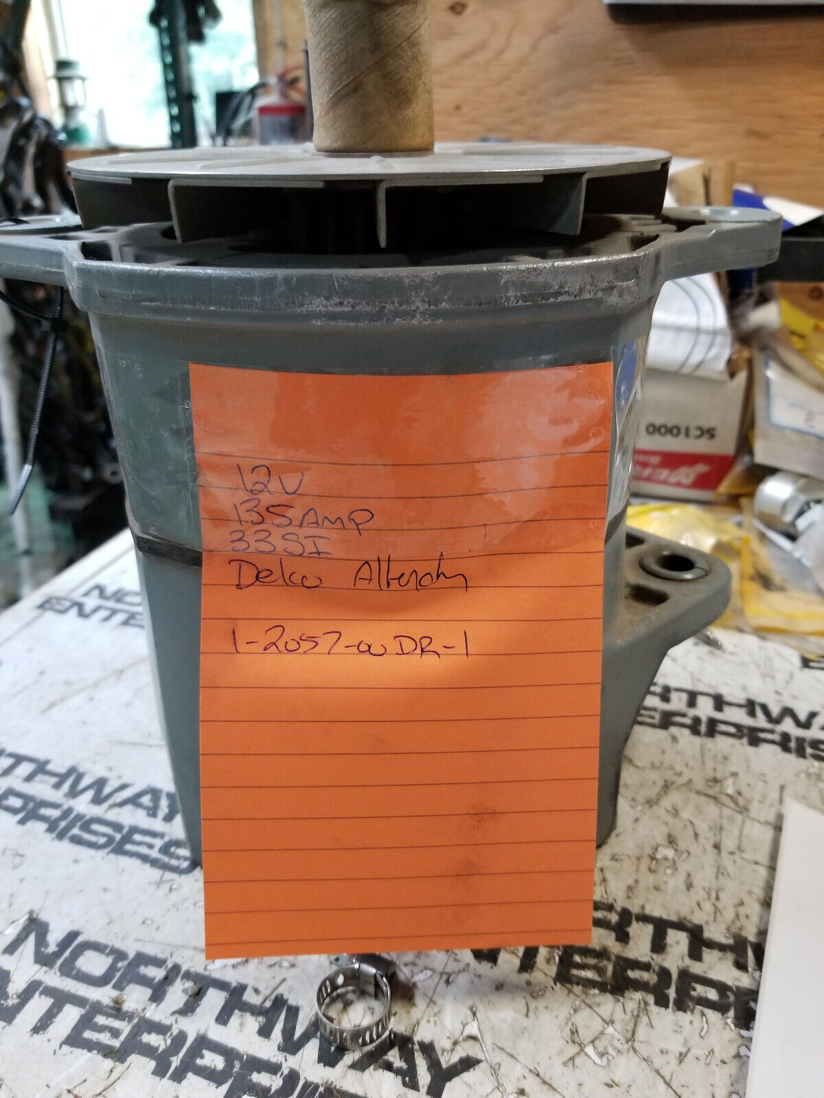 1-2057-00DR-1 Alternator - Delco 33SI Series 135 Amp/12 Volt