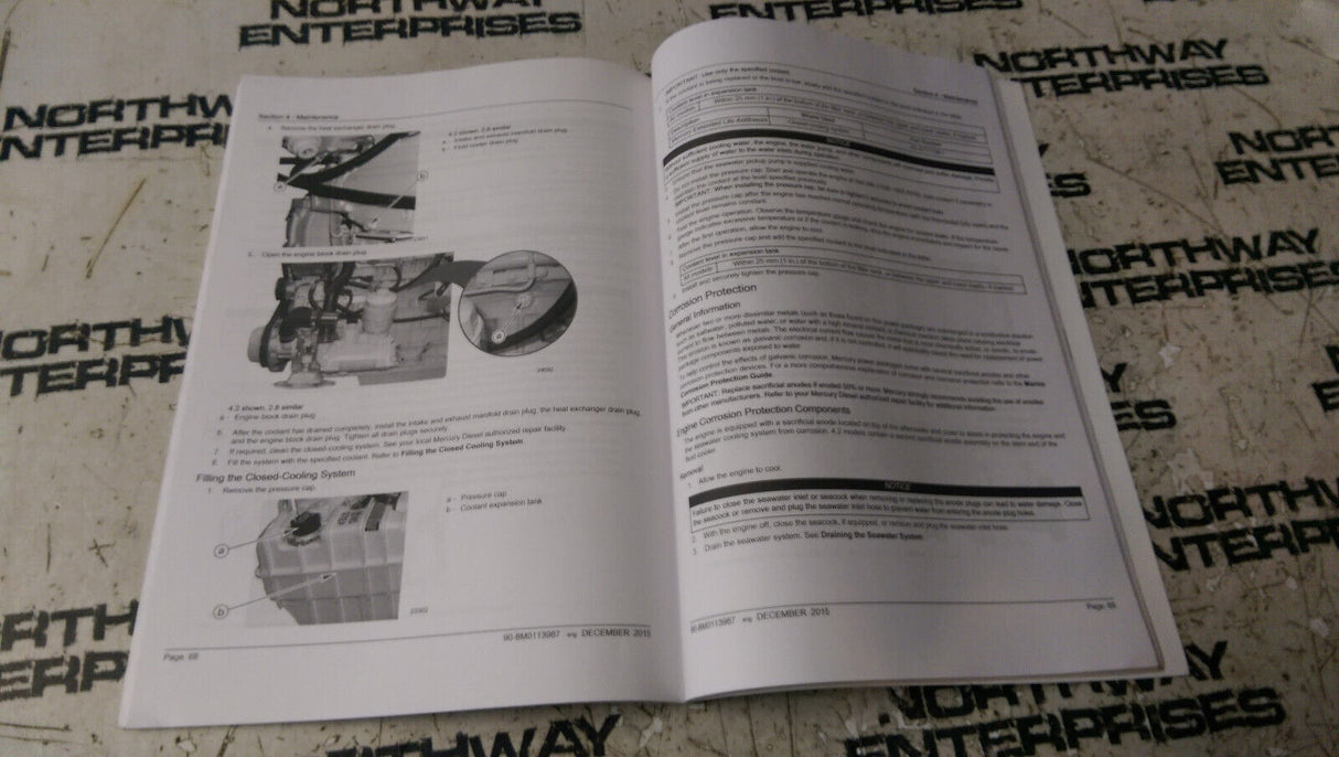 90-8M0113987 2.8L AND 4.2L DIESEL STERNDRIVE OPERATION AND MAINTENANCE MANUAL
