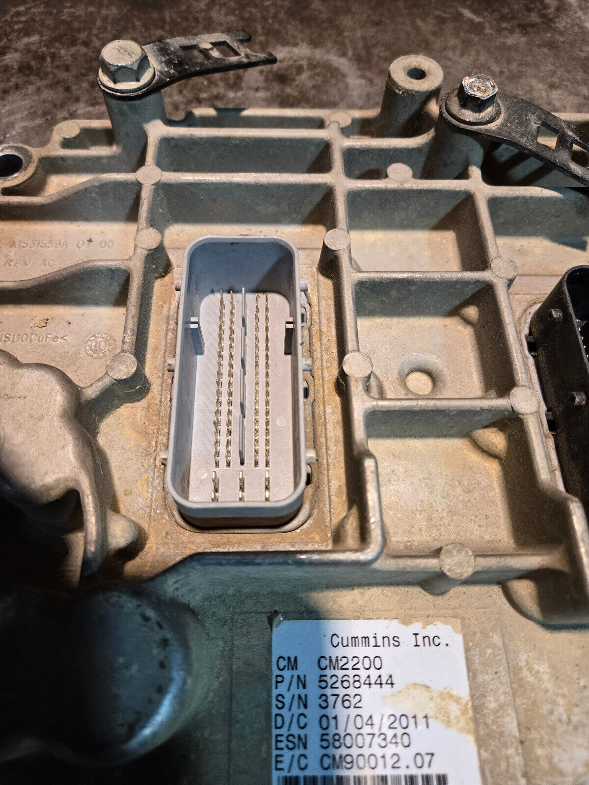 2010-2012 DODGE RAM 2500/3500 ECM 6.7 PCM ECU 5268444 CUMMINS CM2200