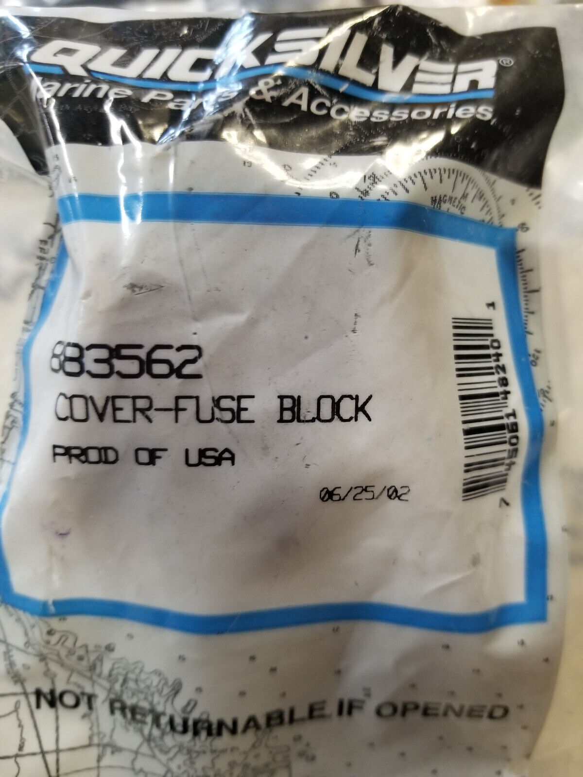 Mercury Mercruiser Quicksilver Oem Part # 883562 Cover-Fuse Block