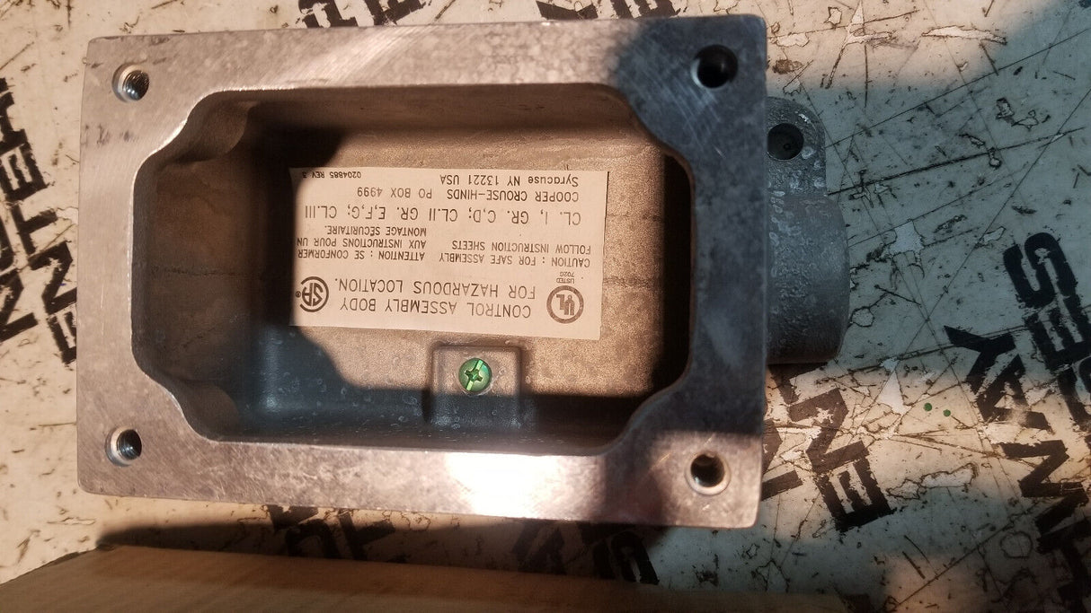 APPLETON ELECTRIC EDS271 SA Mounting Body,1Gang,3/4In,Dead-End,Iron