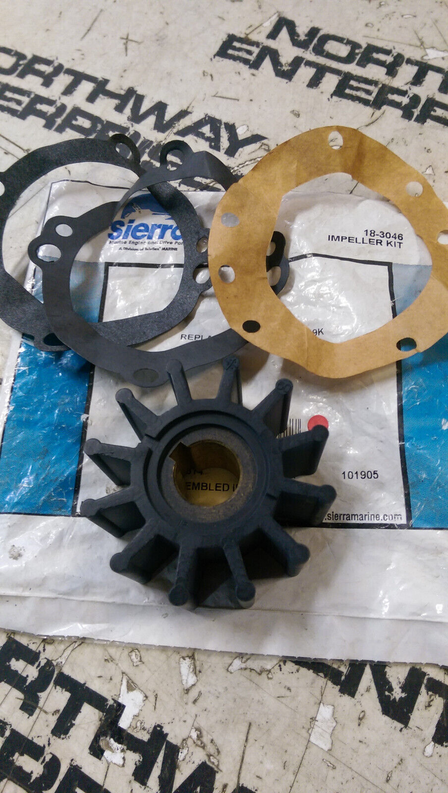 18838-0001 15312 Sierra 18-3046 18-3060 CEF 500103For Jabsco Water Pump Impeller