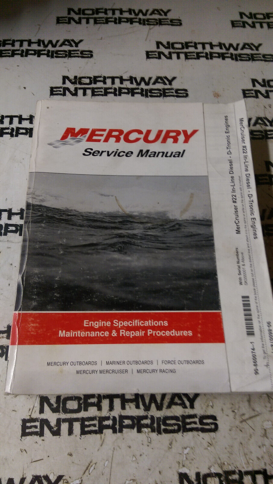 2002 Mercury #22 Marine Engines In-Line Diesel Service Manual P/N 90-860074--1
