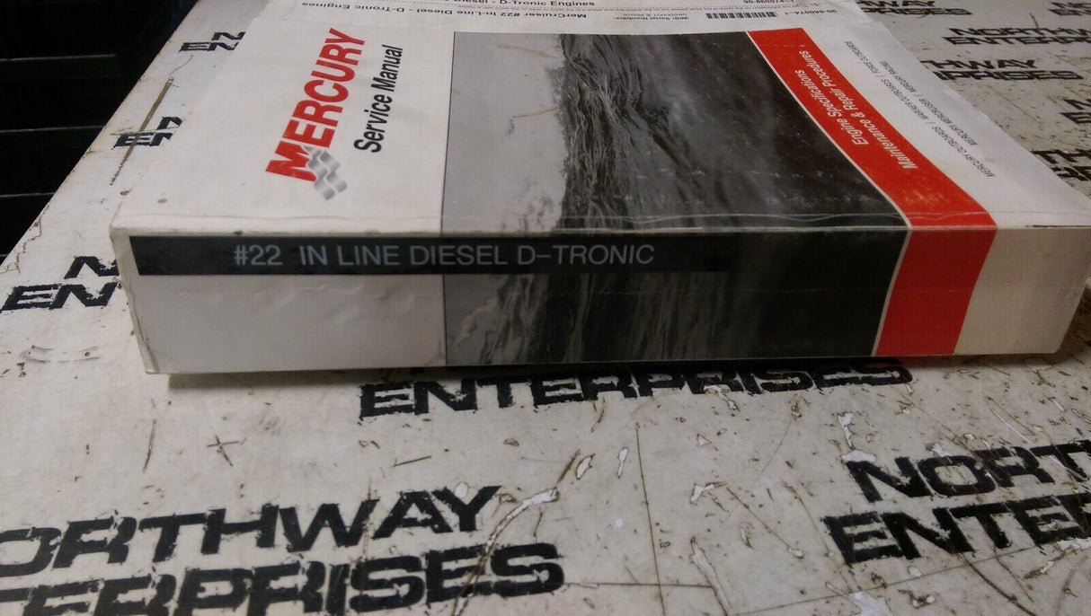 2002 Mercury #22 Marine Engines In-Line Diesel Service Manual P/N 90-860074--1