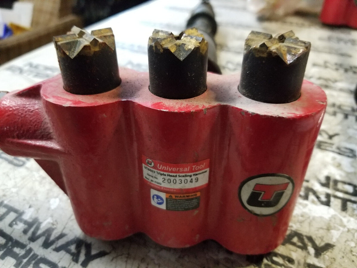 UNIVERSAL TOOL UT8603 Triple Head Scaling Hammer RE0425