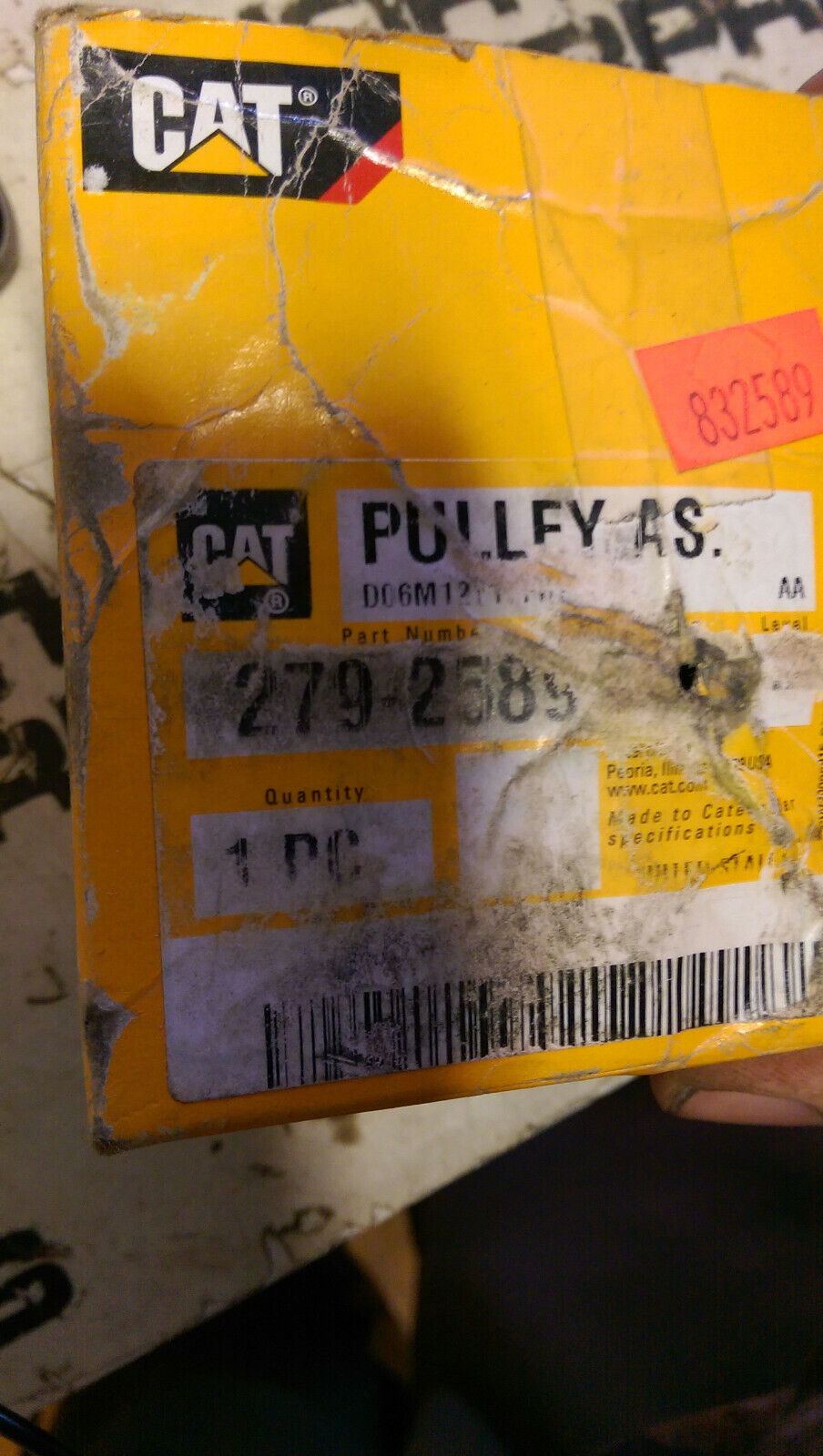 279-2589 CATERPILLAR OEM PULLEY
