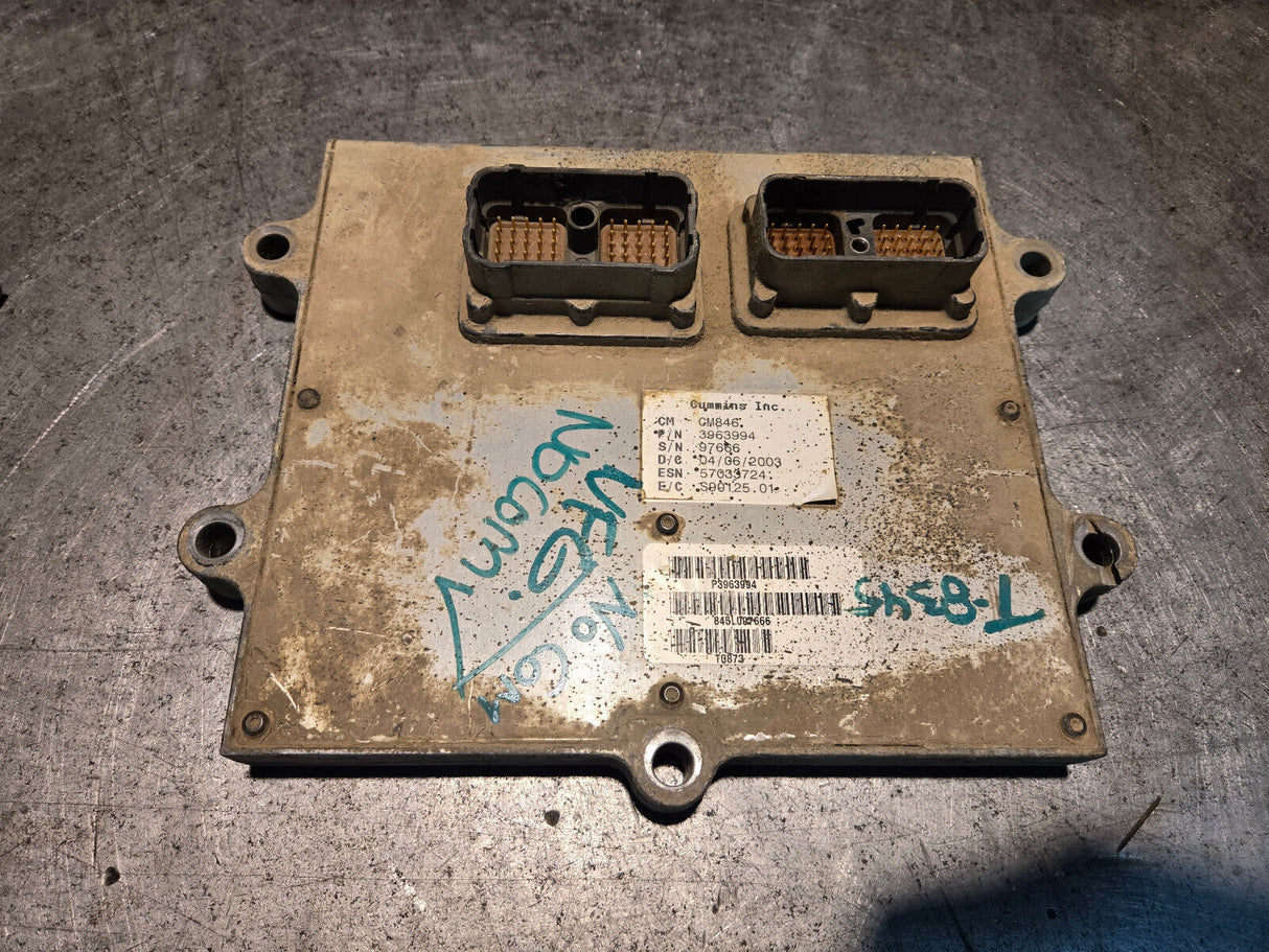CM846 2003 DODGE RAM 5.9L AUTOMATIC TRANS CUMMINS ECM PCM ECU 3963994 CORE