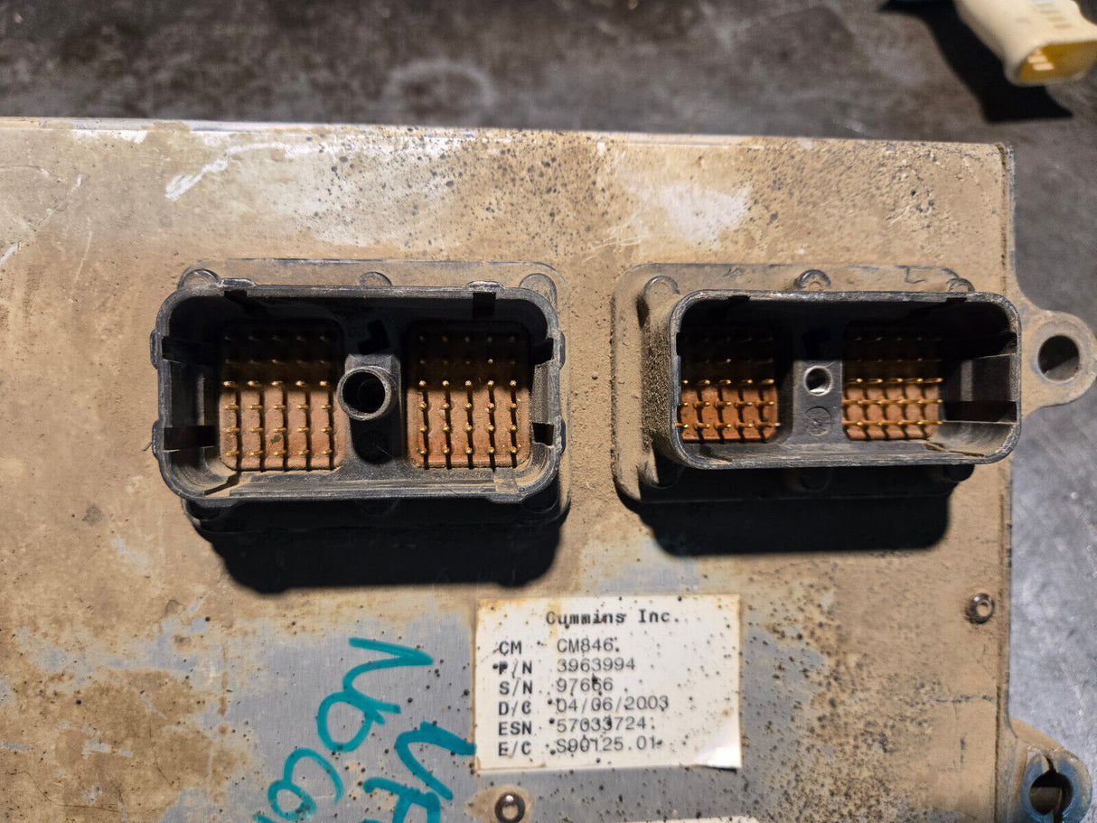 CM846 2003 DODGE RAM 5.9L AUTOMATIC TRANS CUMMINS ECM PCM ECU 3963994 CORE