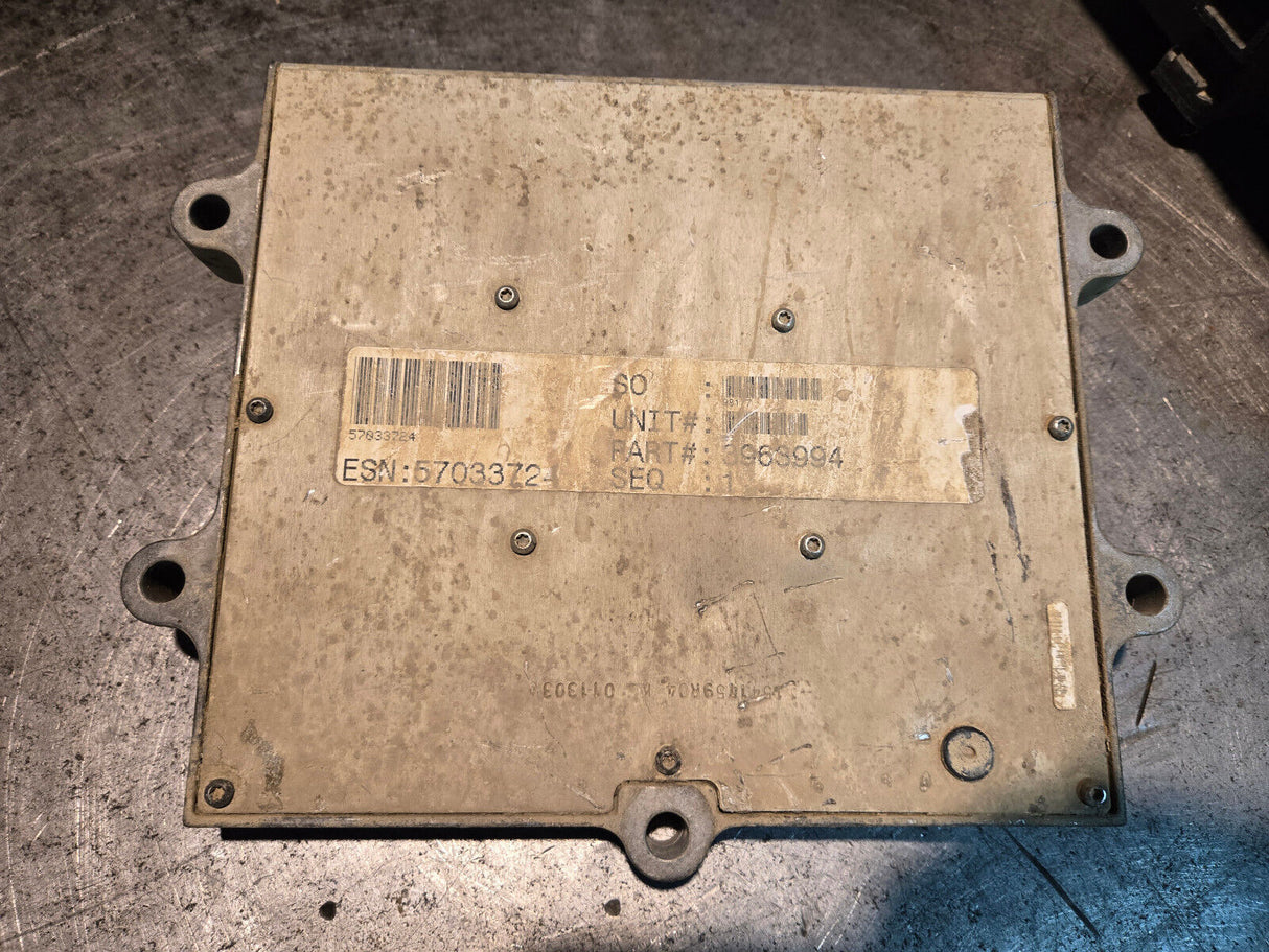 CM846 2003 DODGE RAM 5.9L AUTOMATIC TRANS CUMMINS ECM PCM ECU 3963994 CORE