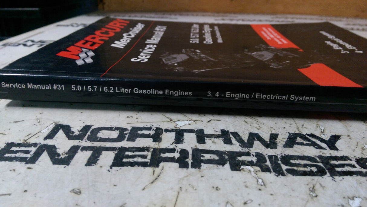 90-864260200 MERCURY MARINE 5.0/5.7/6.2 LITER GASOLINE ENGINES SERVICE MANUAL