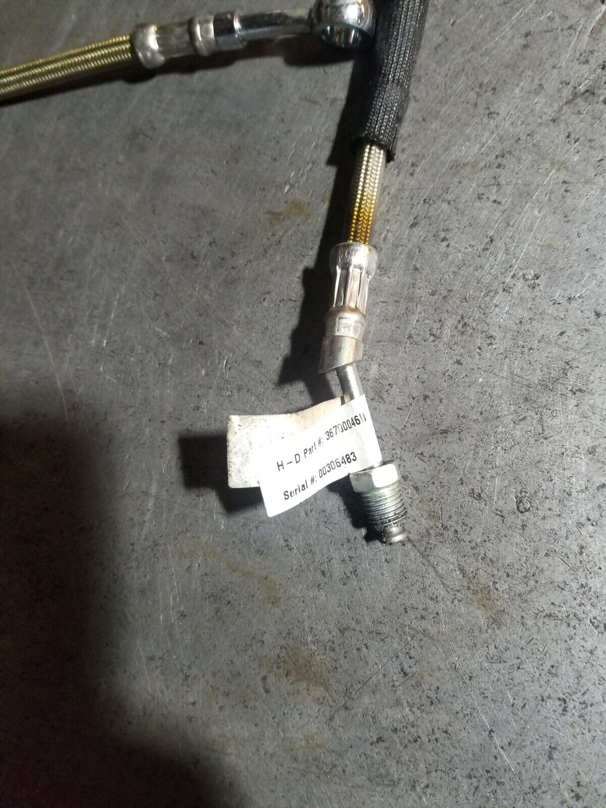 Harley OEM Touring Hydraulic Clutch Line Assembly 36700046B