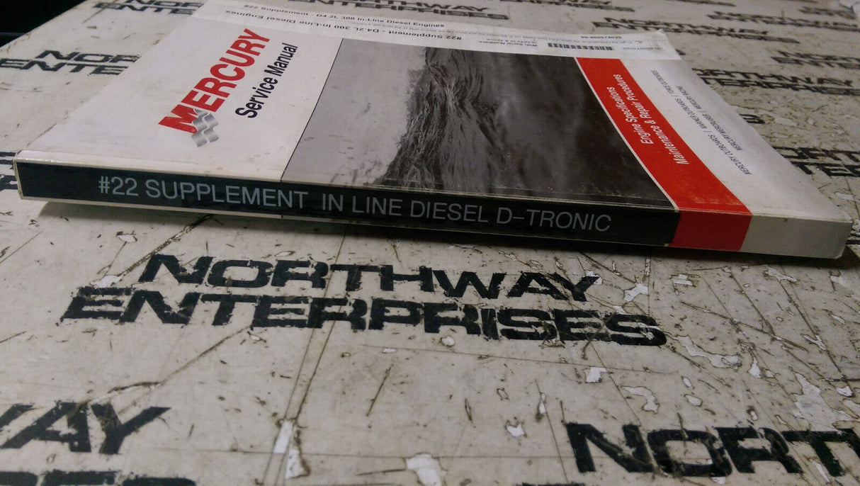 Mercury MerCruiser #22 D4.2L 300 Supplemental Service Manual 90-860074020