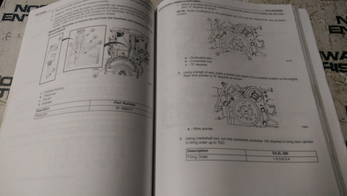 Mercury MerCruiser #22 D4.2L 300 Supplemental Service Manual 90-860074020