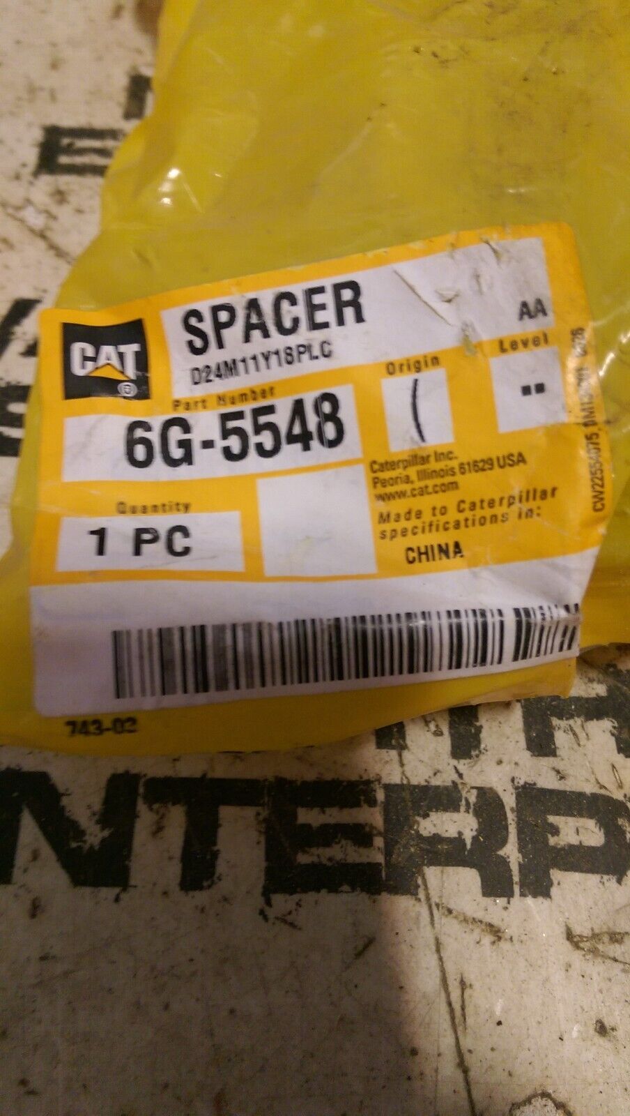 CATERPILLAR 6G-5548: SLEEVE BEARING