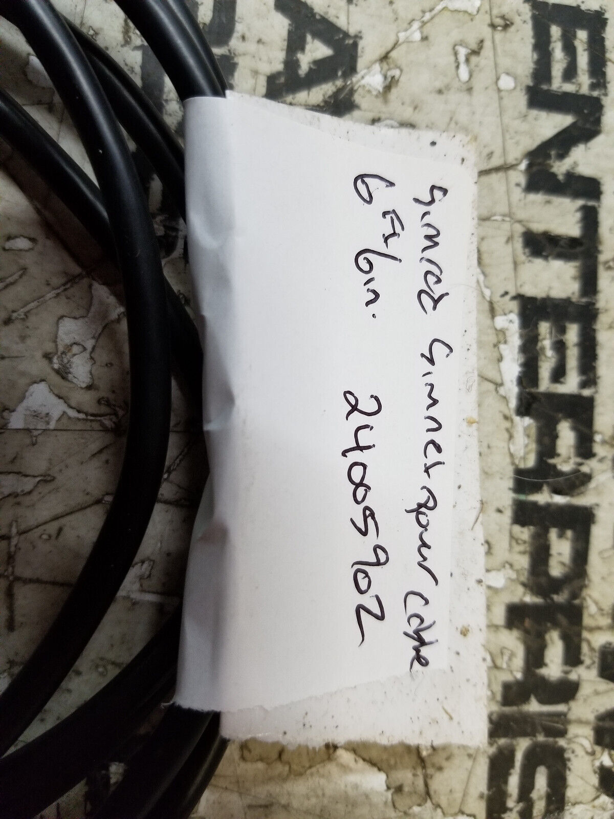 24005902 SIMRAD SIMNET POWER CABLE 6FT 6INCHES LONG WITH CUT END