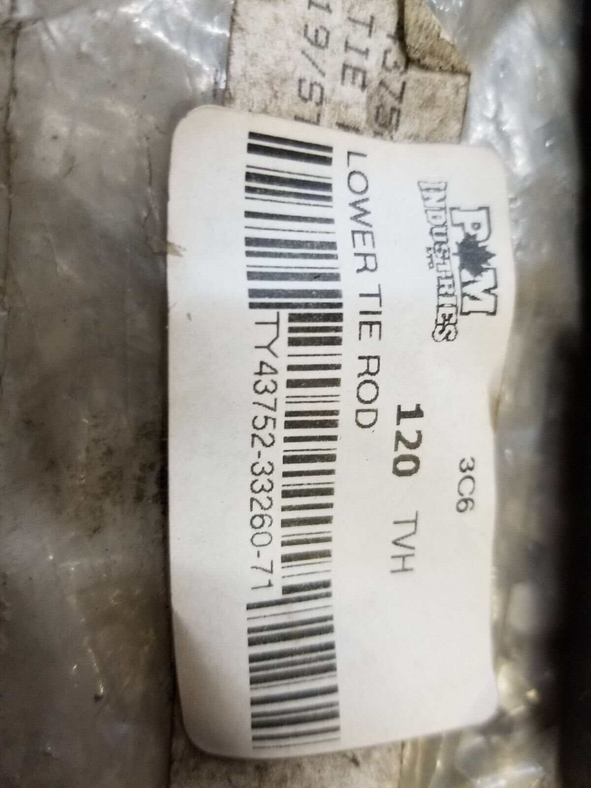 TY43752 LOWER TIE ROD STEERING LINK