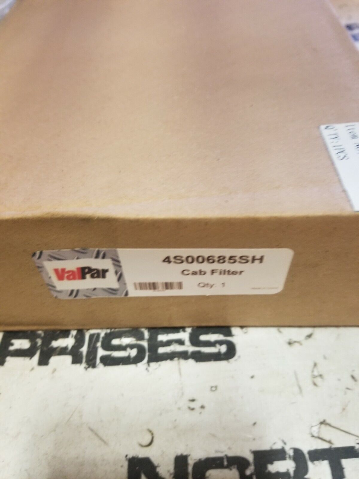 4S00685S VALPAR CAB FILTER