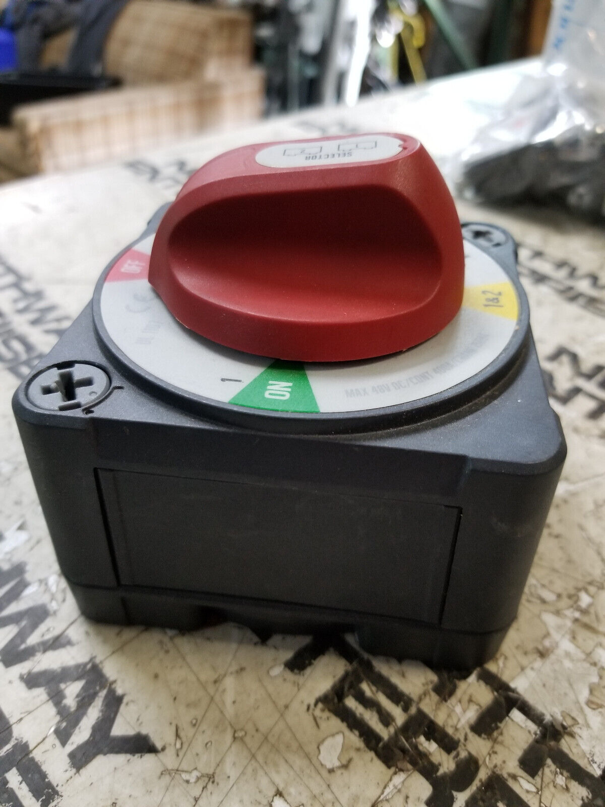 Marinco - 771-S-EZ-B - BAT SW SELECTOR 400A EZ MOUNT MC12