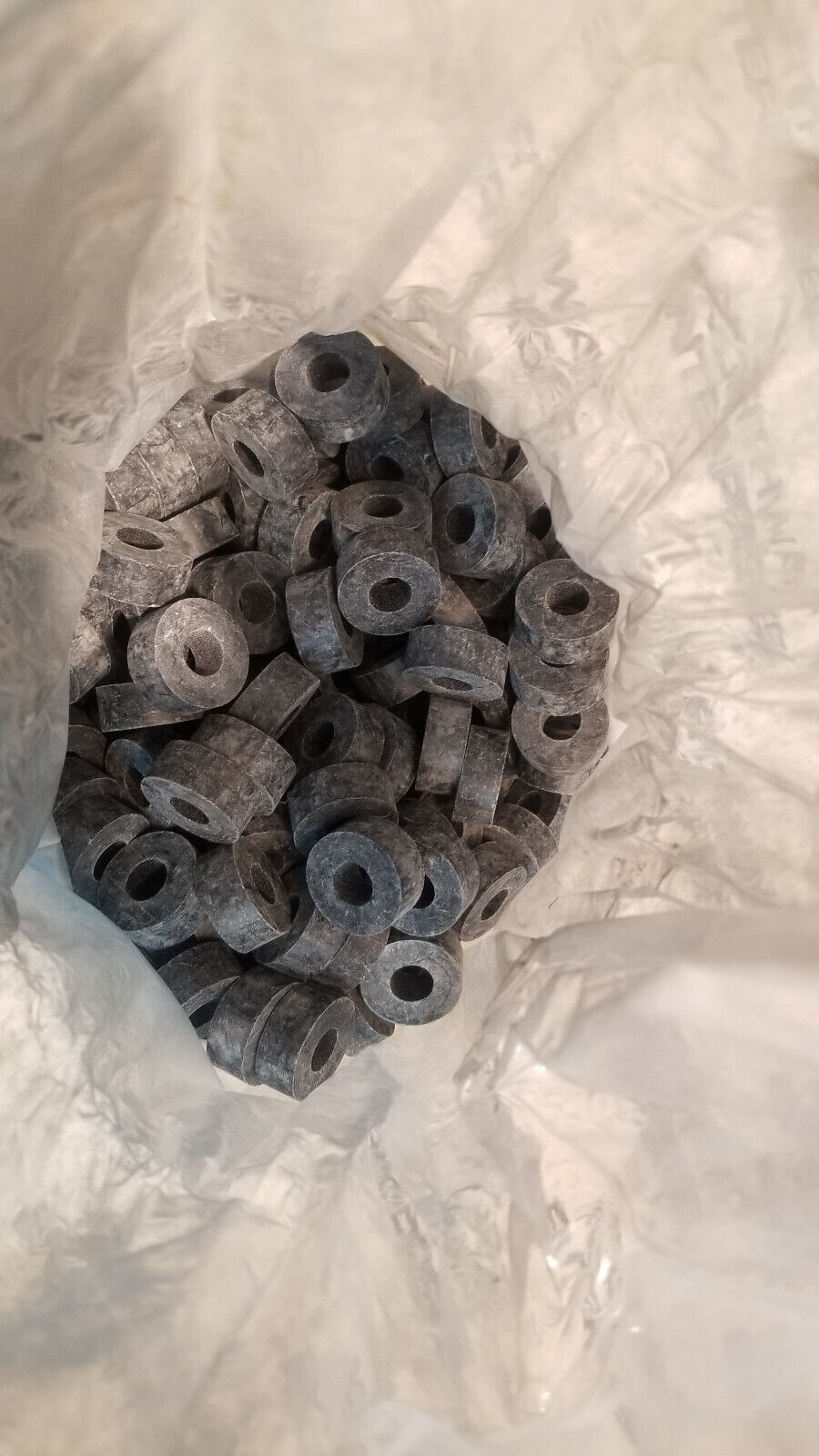 10PC RB-135 SPAENAUR RUBBER WASHER 1/2" ID X 1 3/16" OD X 1/2" THICK SBR BLACK