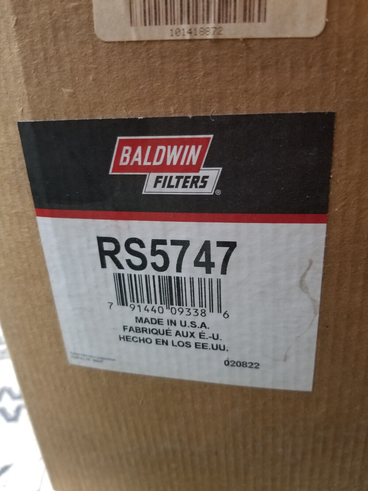 Baldwin RS5747 Radial Seal Outer Air Element