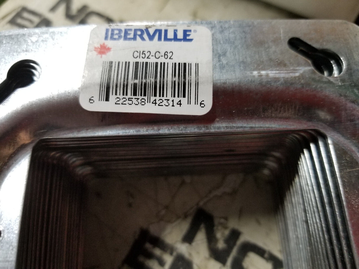 LOT OF 23PC - IBERVILLE CI-52-C-62 4" SQUARE BOX COVER CI52-C-62