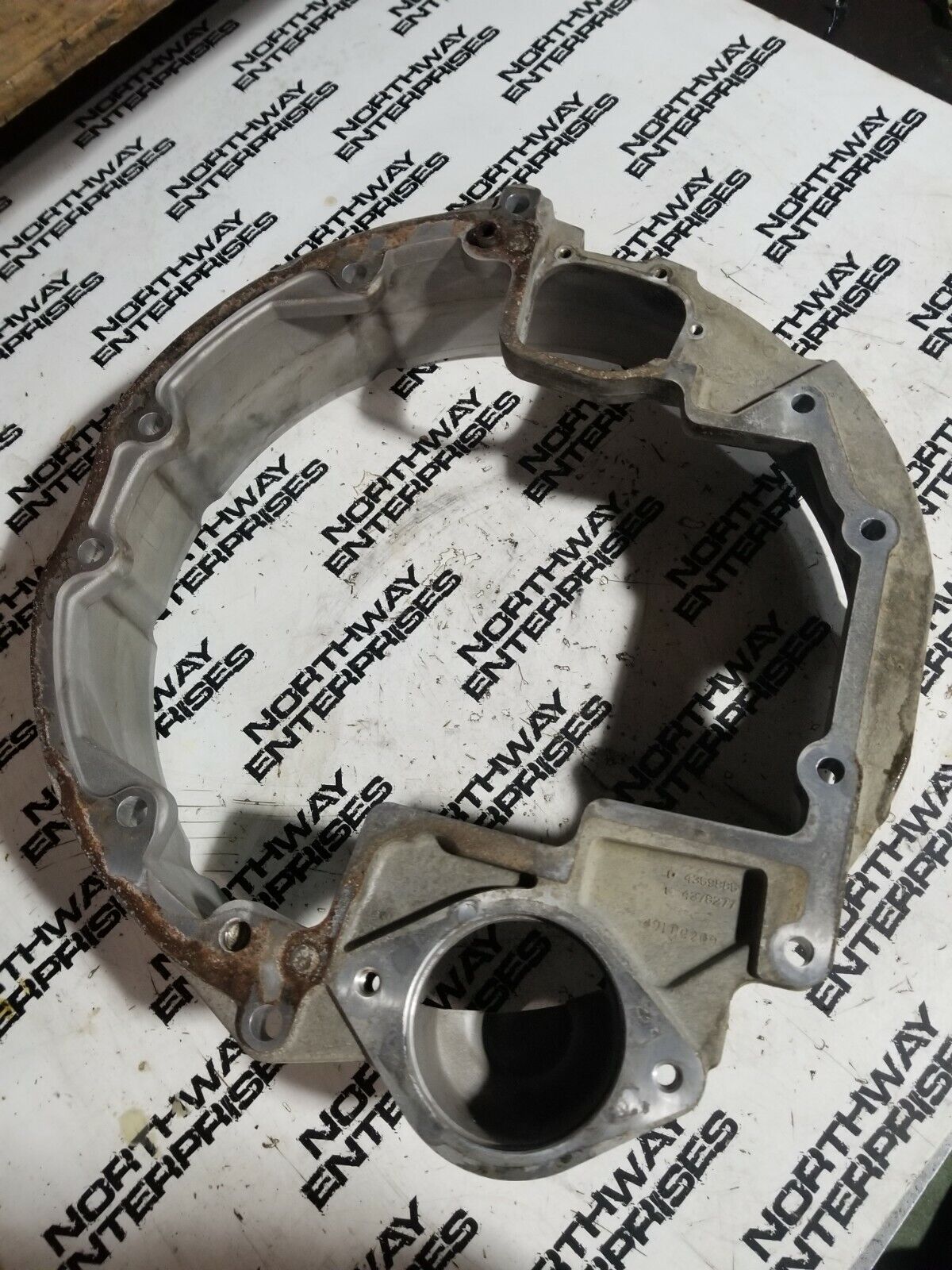 12320EZ40A NISSAN TITAN XD FLYWHEEL HOUSING TRANSMISSION ADAPTER 4324959 435988