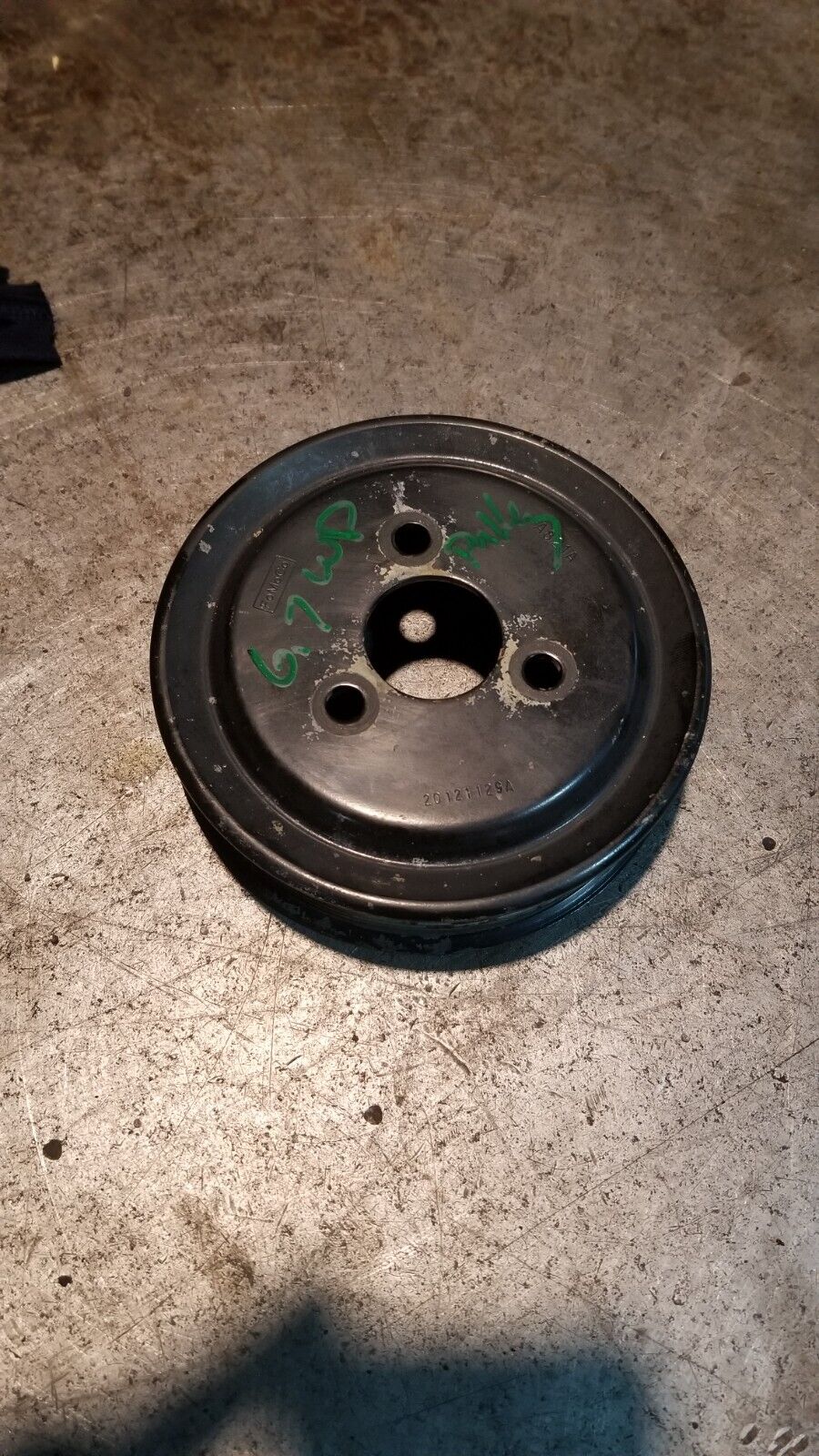 011-14 2011-2014 6.7L WATER Pump Pulley FORD F250 F350 6.7 POWERSTROKE 2010121a