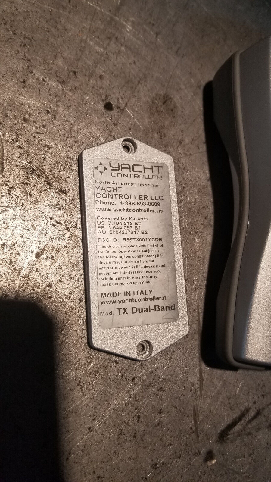 Yacht Controller DUMMY Remote, for parts TX DUAL-BAND NO LANYARD