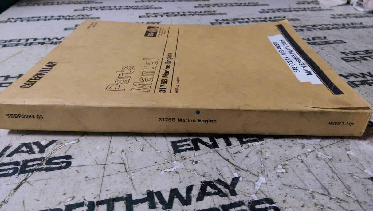 CATERPILLAR 3176B MARINE ENGINE PARTS MANUAL SEBP2264-03