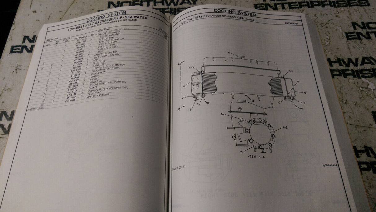 CATERPILLAR 3176B MARINE ENGINE PARTS MANUAL SEBP2264-03