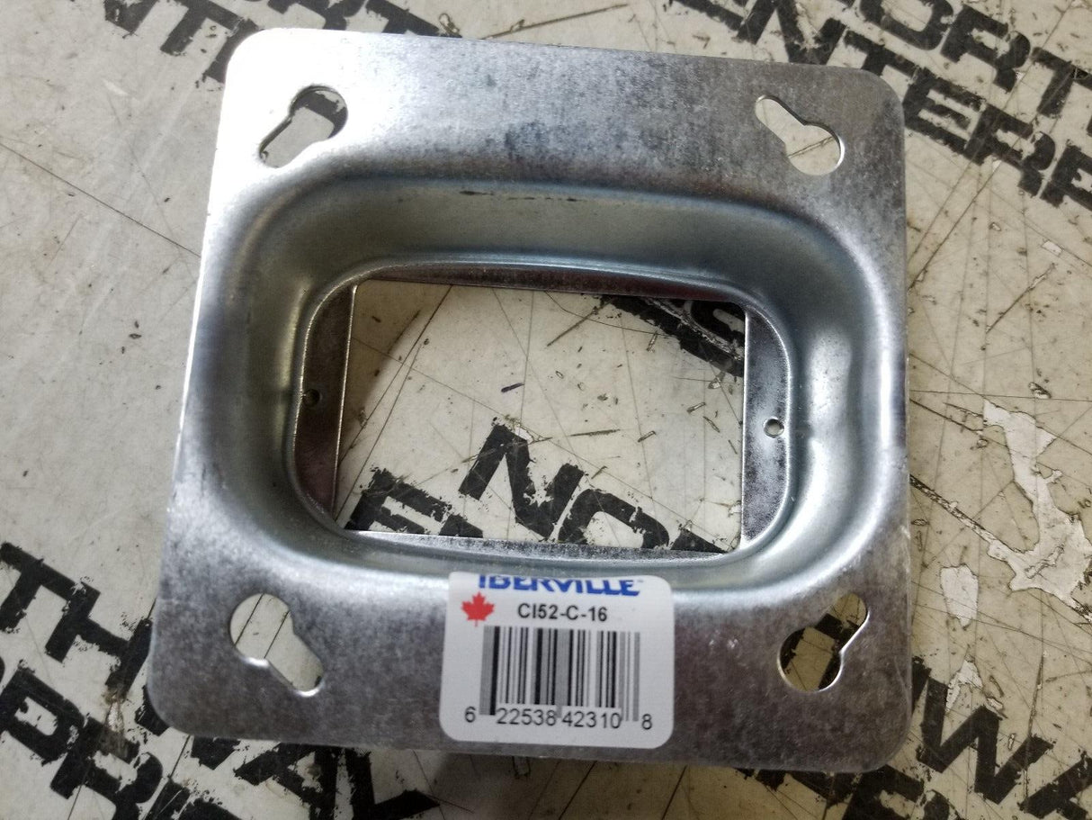 16PC - IBERVILLE CI52C16 4" SQ 1 DEVICE 1-1/4" RAISED CI52-C-16