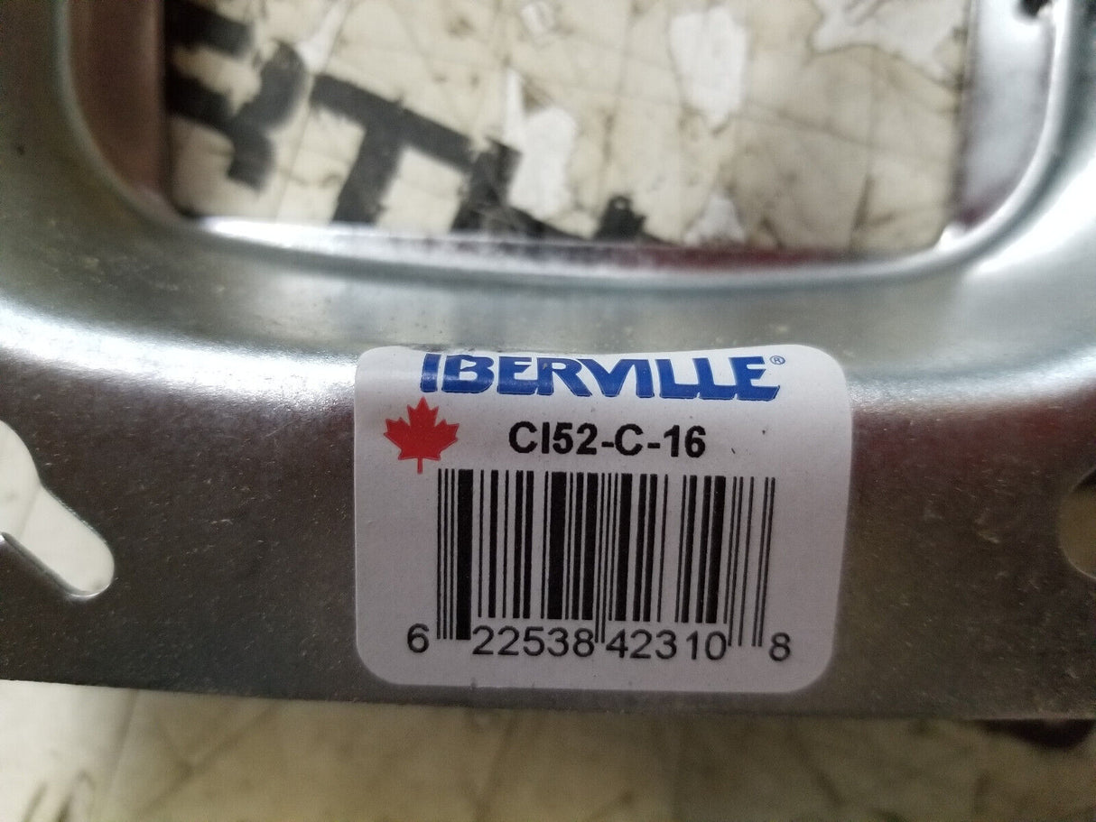 16PC - IBERVILLE CI52C16 4" SQ 1 DEVICE 1-1/4" RAISED CI52-C-16