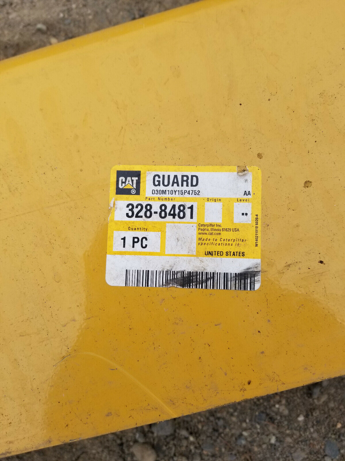 328-8481 CATERPILLAR GUARD D6T D6T LGP D6T XL D6T XW