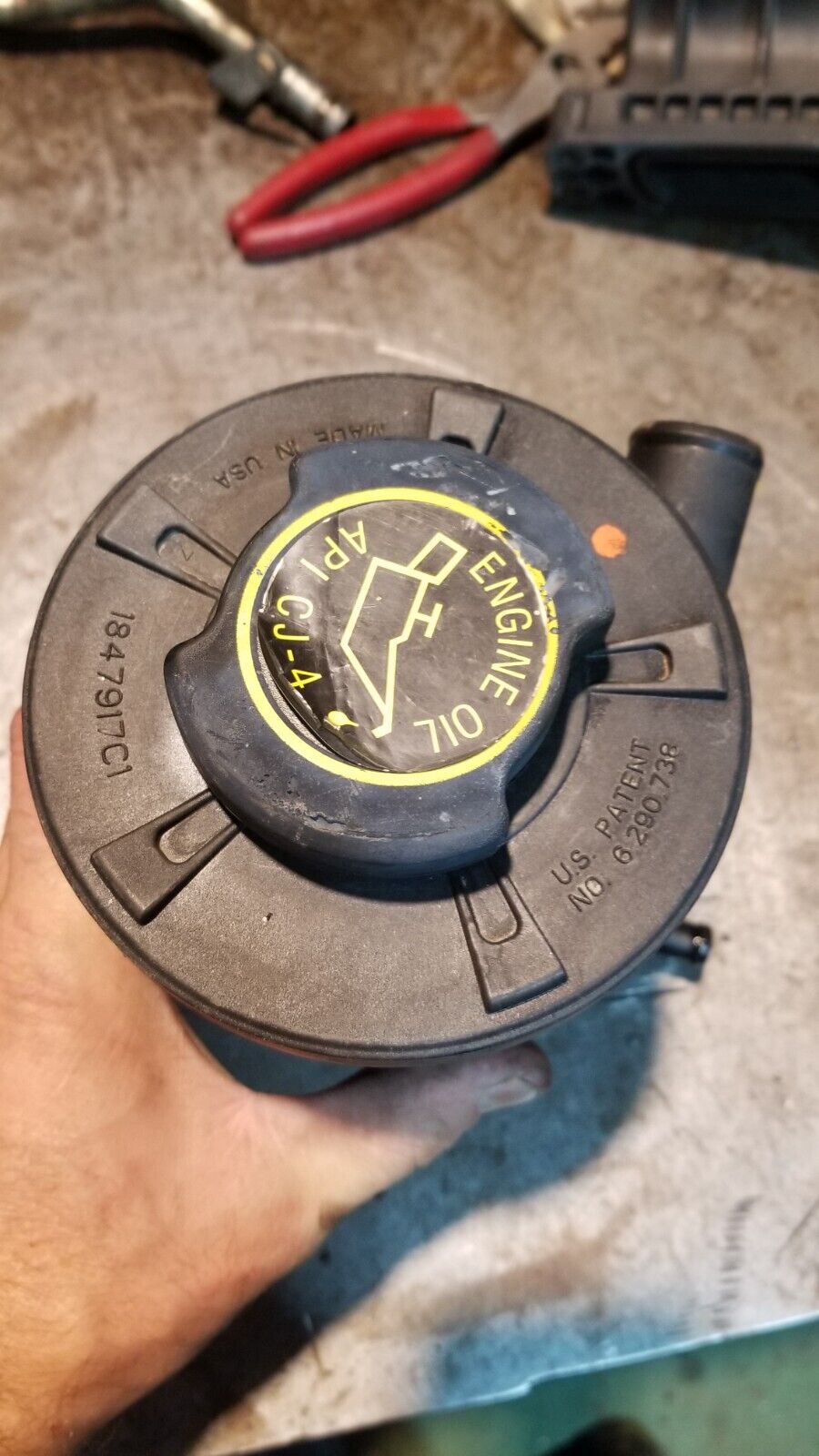 2008 09 10 Ford F250 F350 F450 F550 6.4L Oil Reservoir 1847917C1