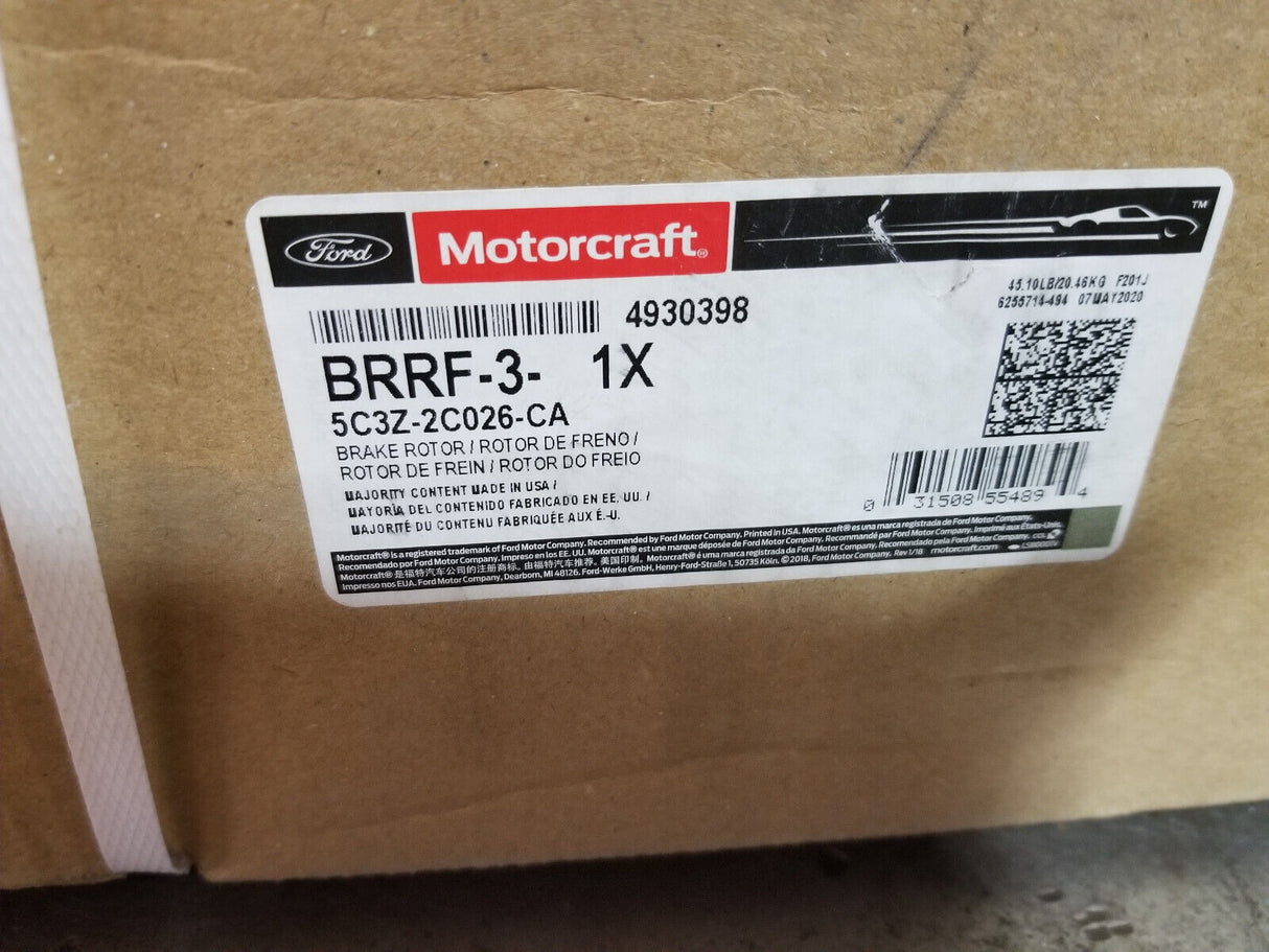 Disc Brake Rotor Rear Motorcraft BRRF-3 5C3Z-2C026-CA