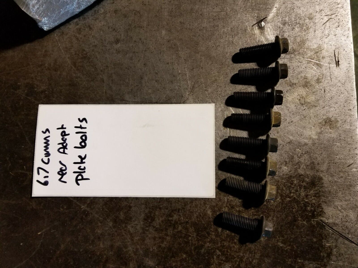 5.9 6.7L Cummins Rear Adapter Plate Bolts 2003-2018