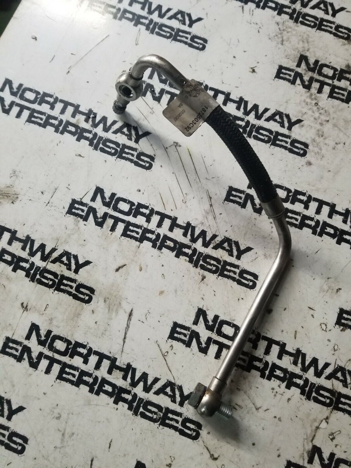 08-10 2008-2010 Ford Diesel 6.4L Fuel Cooler to Fuel filter Line 1872503c92