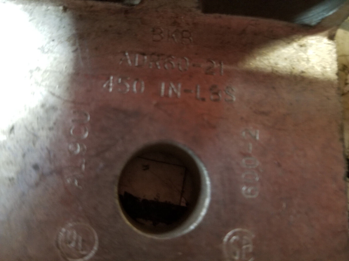 ABB Blackburn ADR60-21 Two-Conductor, One-Hole Mount Buss