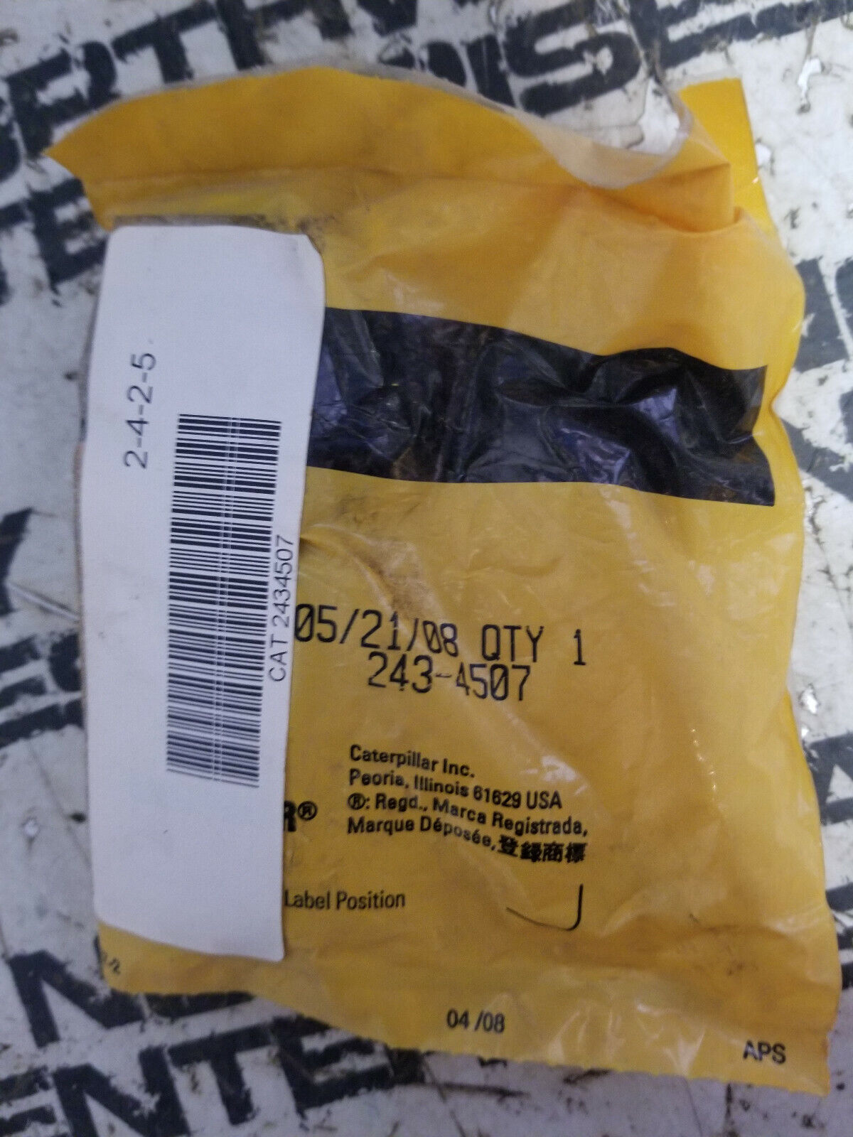 243-4507 CATERPILLAR RECEPTACLE