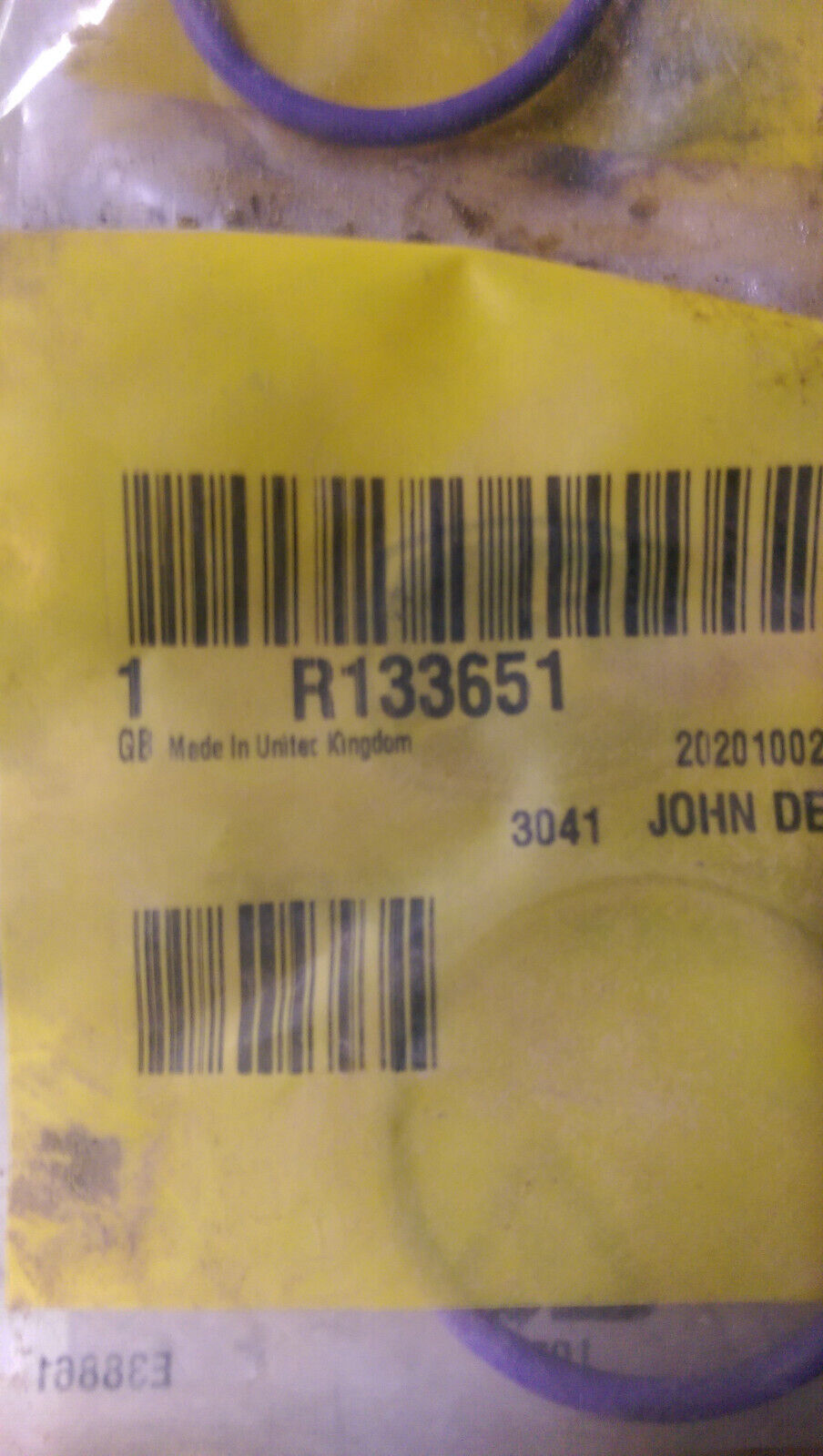 R133651 JOHN DEERE SEAL