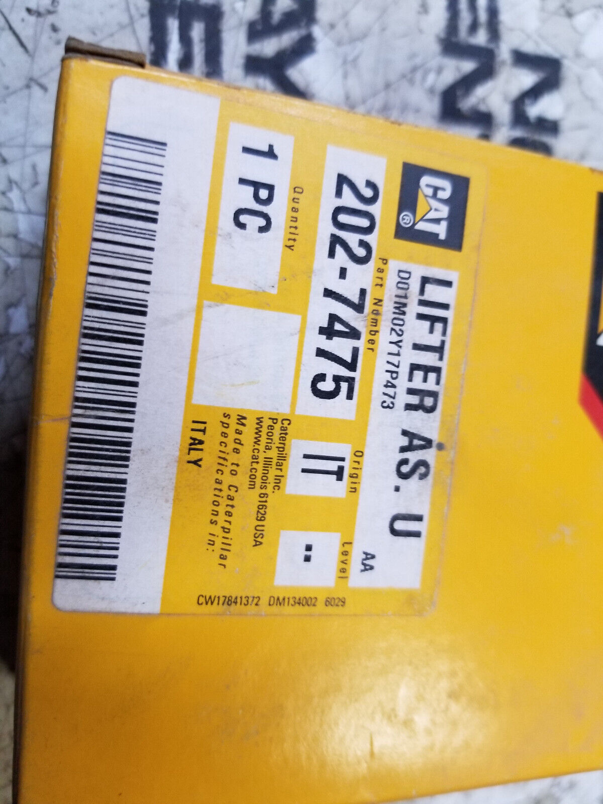 202-7475 CATERPILLAR VALVE LIFTER 202-4969