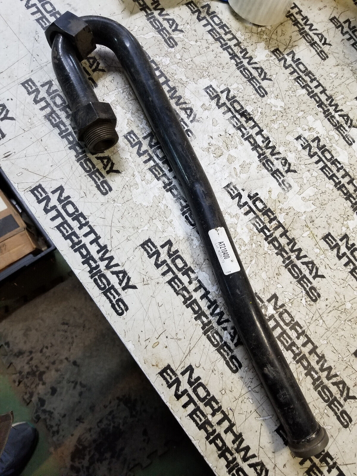 John Deere AT210400 Boom Cylinder Hydraulic Oil Line