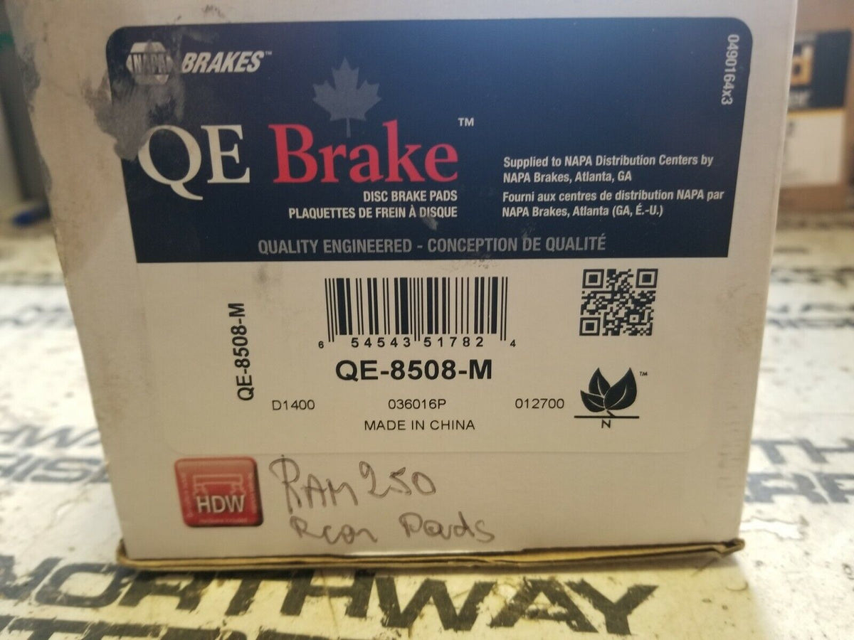 QE BRAKE QE-8508-M BRAKE PADS