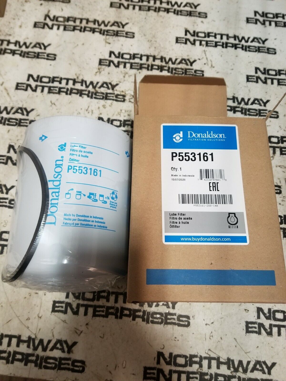 P553161 DONALDSON - Lube Filter, Spin-On Full Flow