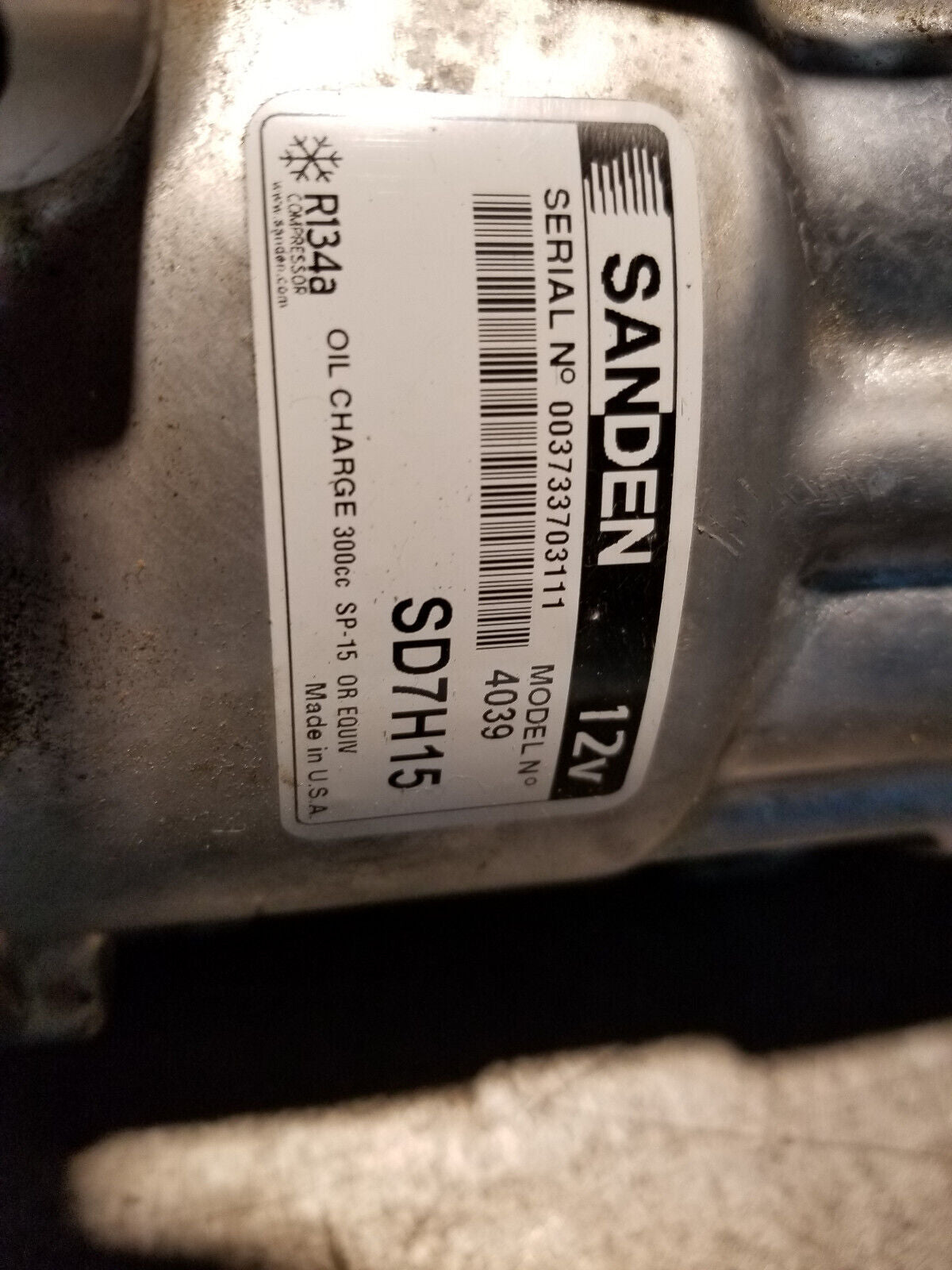 NEW SANDEN SD7H15 AC COMPRESSOR