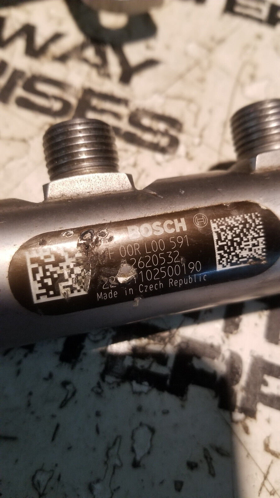 2011-2015 Duramax LML High Pressure Fuel Rails 12651989 12620532 ref25