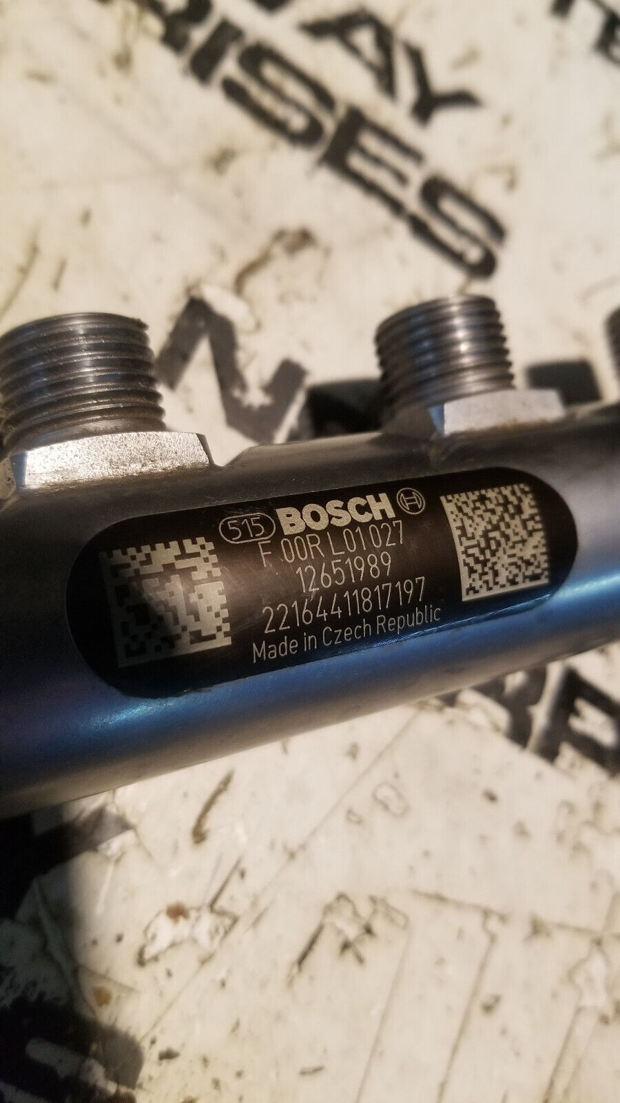 2011-2015 Duramax LML High Pressure Fuel Rails 12651989 12620532 ref25