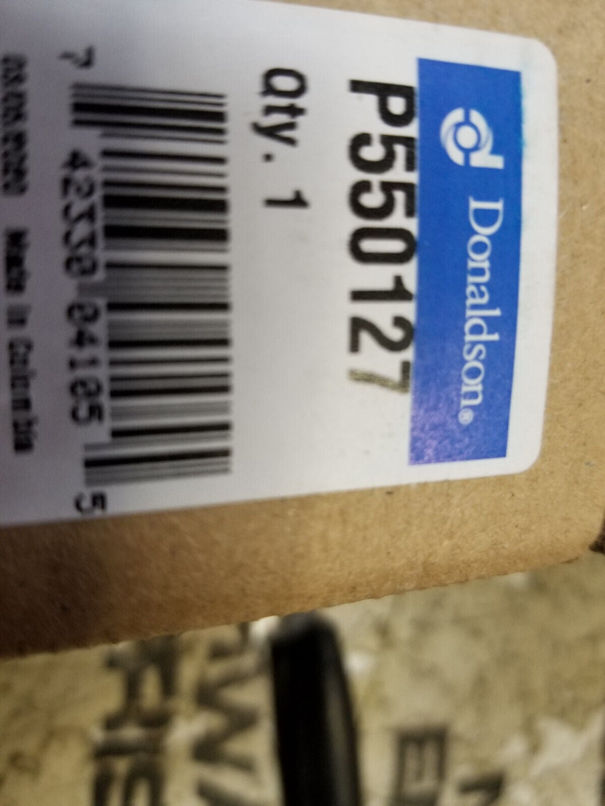 LOT OF 6PC - Donaldson Fuel Filter Spin-on- P550127
