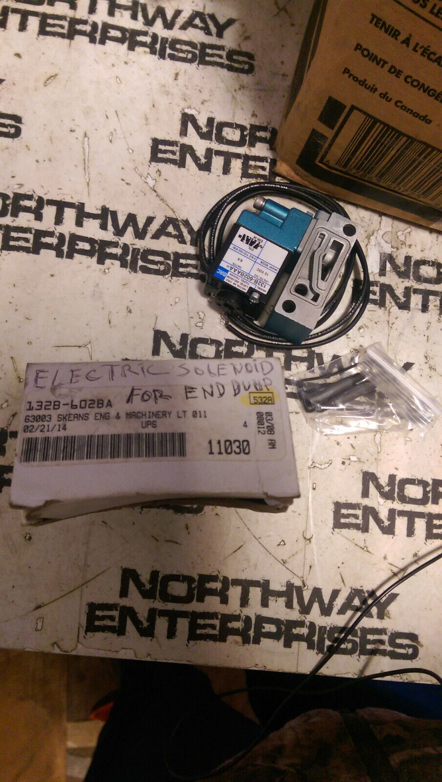 Mac Valves 12V 3-Way Solenoid Valve (132B-602BA) 132B-602BA